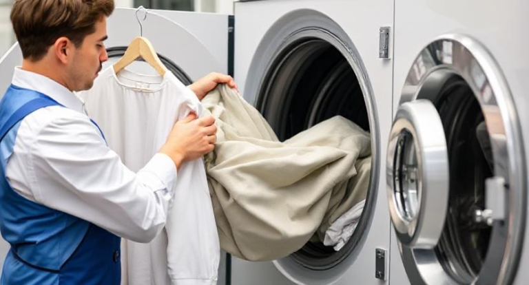 Dry Cleaning Process Image